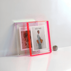Coloured Transparent Photo Frame – Elegant Contemporary Showcase