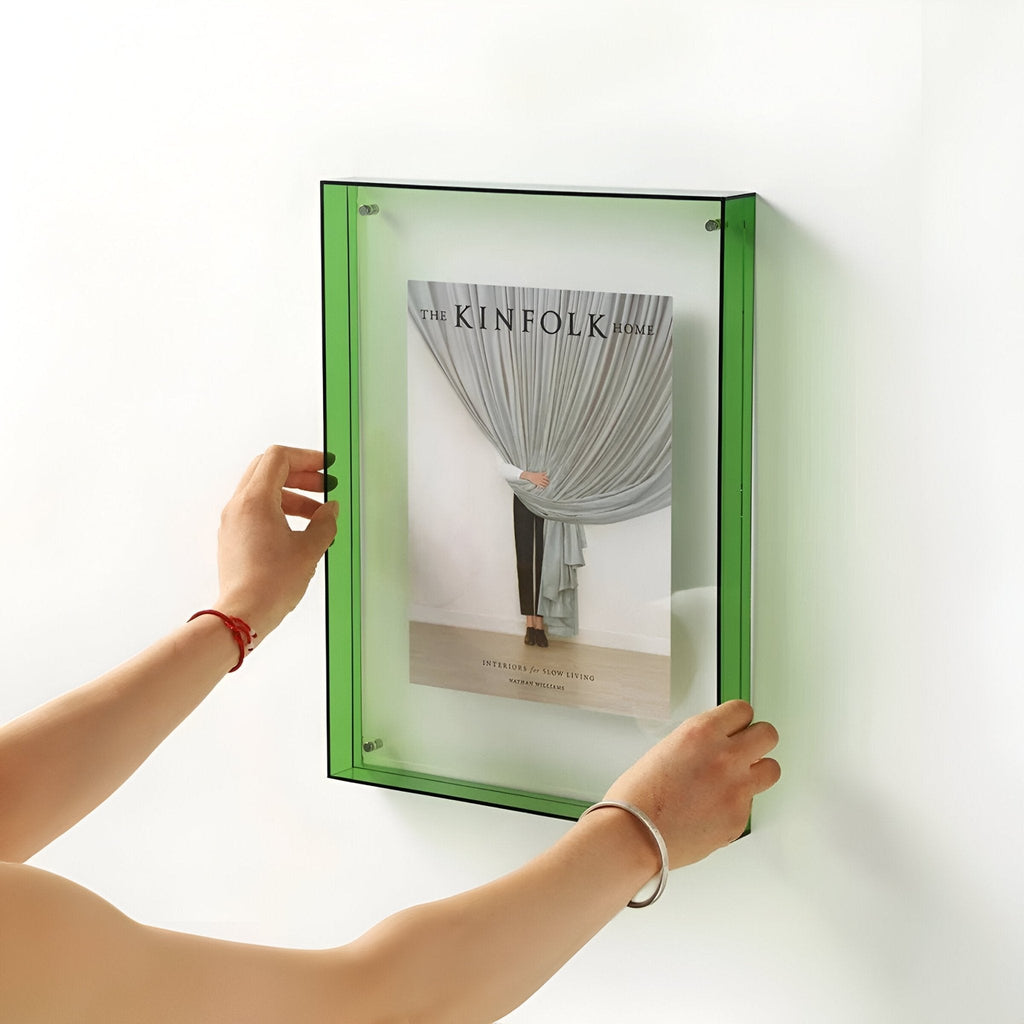 Coloured Transparent Photo Frame – Elegant Contemporary Showcase
