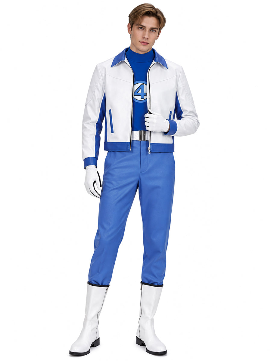 Mens 5 Piece Superhero Cosplay Costume Set