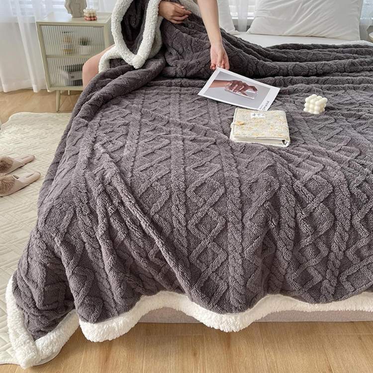 Sherpa Fleece Weighted Blanket - Image 5