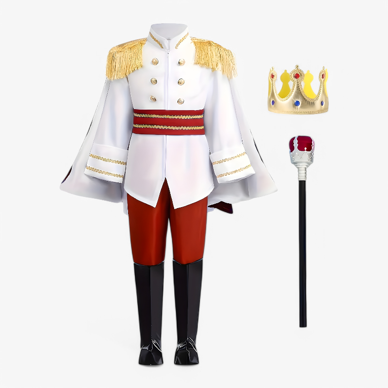 Boys 4 Piece Prince Costume Set - Image 5