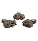 Decorative Animal Plant Pots Holders Set