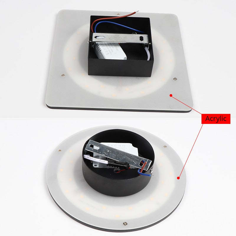 Compact Outdoor Wall Light LED Up & Down Exterior Lighting Fixture