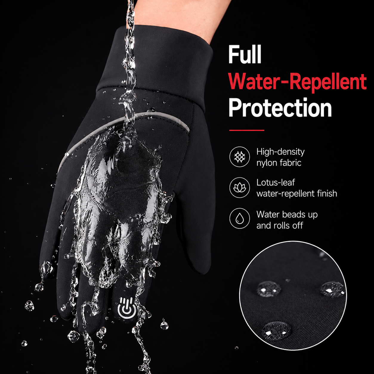 USB Heated Winter Gloves for Cycling and Outdoor Use