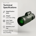 High Power Monocular Telescope HD Lens - Image 2