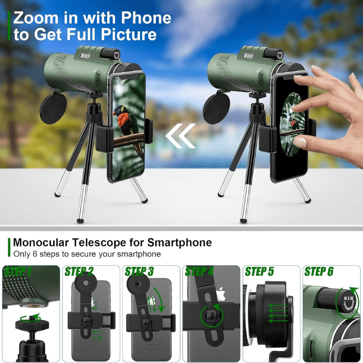 High Power Monocular Telescope HD Lens - Image 8