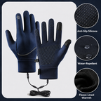 USB Heated Winter Gloves for Cycling and Outdoor Use