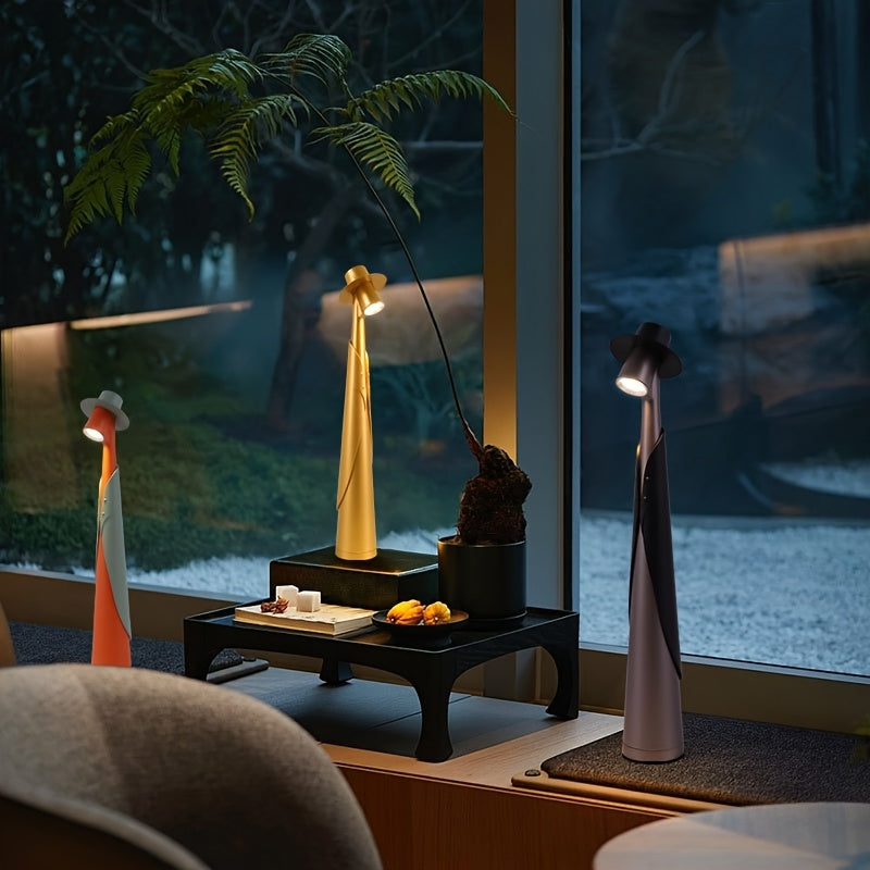 Rechargeable Desk Lamp Touch Control LED Modern Table Light - Image 3