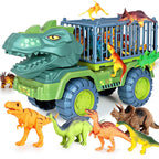 Kids Dinosaur Playset Prehistoric Truck Toy with Figures