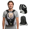 Breathable Mesh Dog Carrier Backpack Front Facing - Image 4