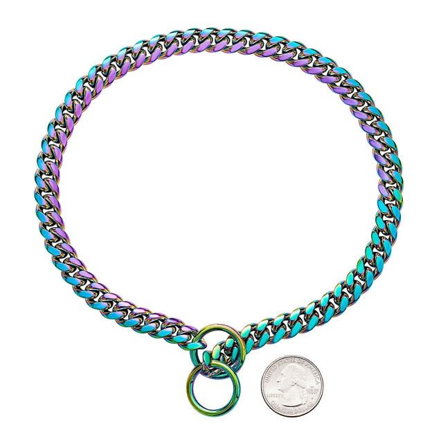 Dog Chain Collar Heavy-Duty Strong Link Design for All Breeds