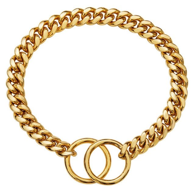 Dog Chain Collar Heavy-Duty Strong Link Design for All Breeds