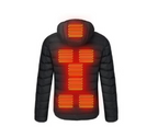 Unisex Heated Jacket Rechargeable Winter Coat with Heat Settings