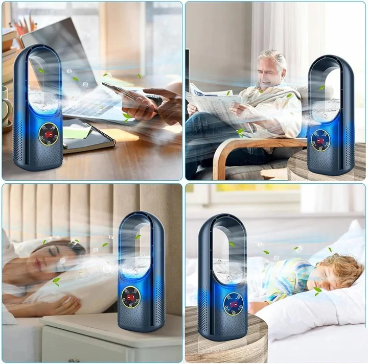 Bladeless Portable Air Conditioner Compact Quiet Cooling Unit