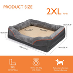 Orthopedic Dog Beds with Cushioned Sides