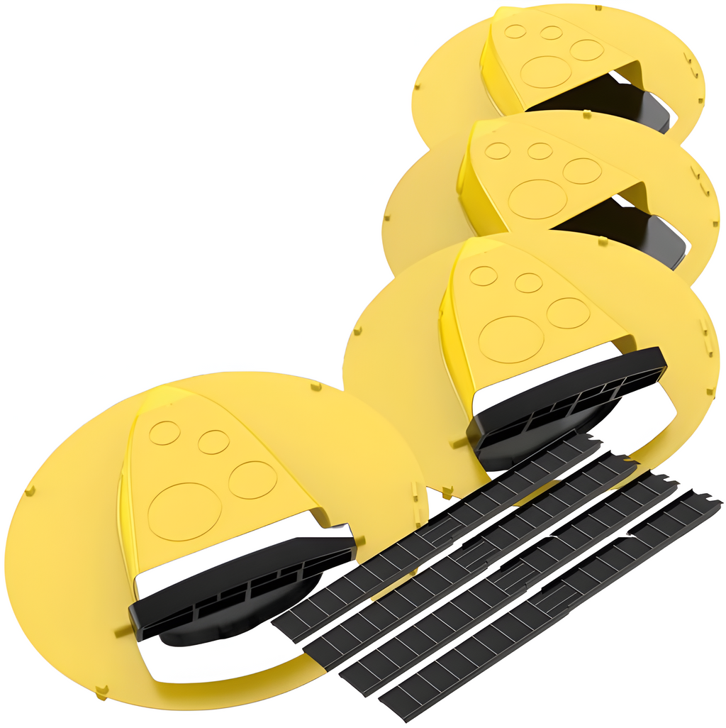 4-Pack Bucket Lid Mouse Trap Reusable Rodent Catch System