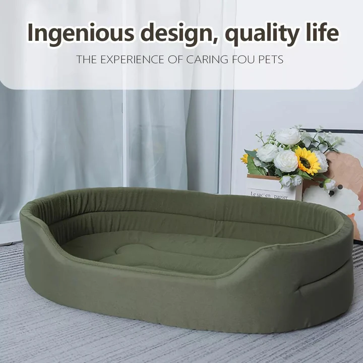 Eco‑Friendly Dog Beds with Washable Cover