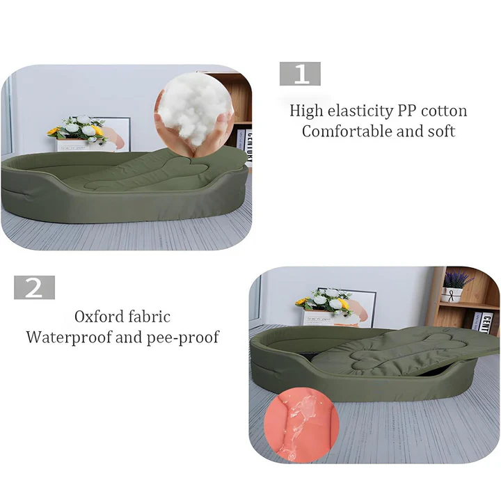 Eco‑Friendly Dog Beds with Washable Cover