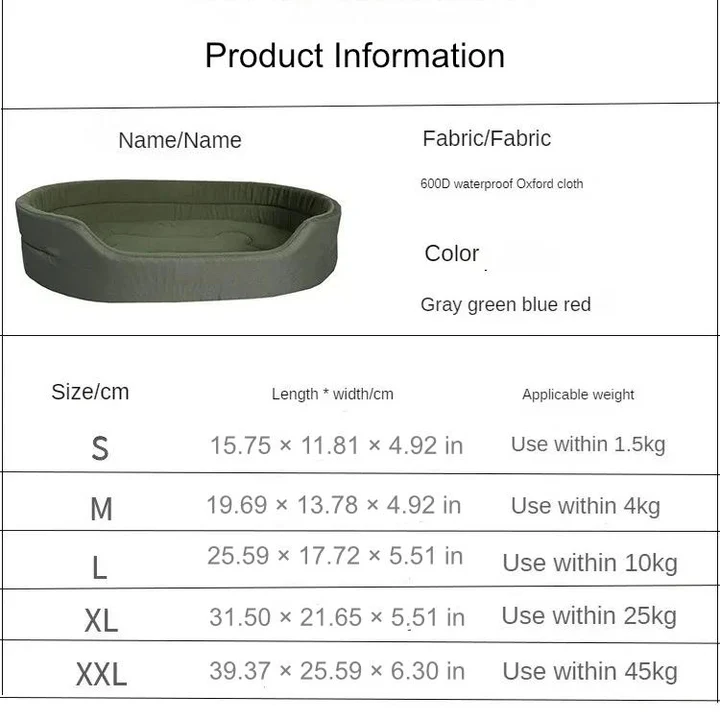 Eco‑Friendly Dog Beds with Washable Cover