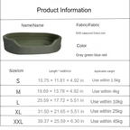 Eco‑Friendly Dog Beds with Washable Cover