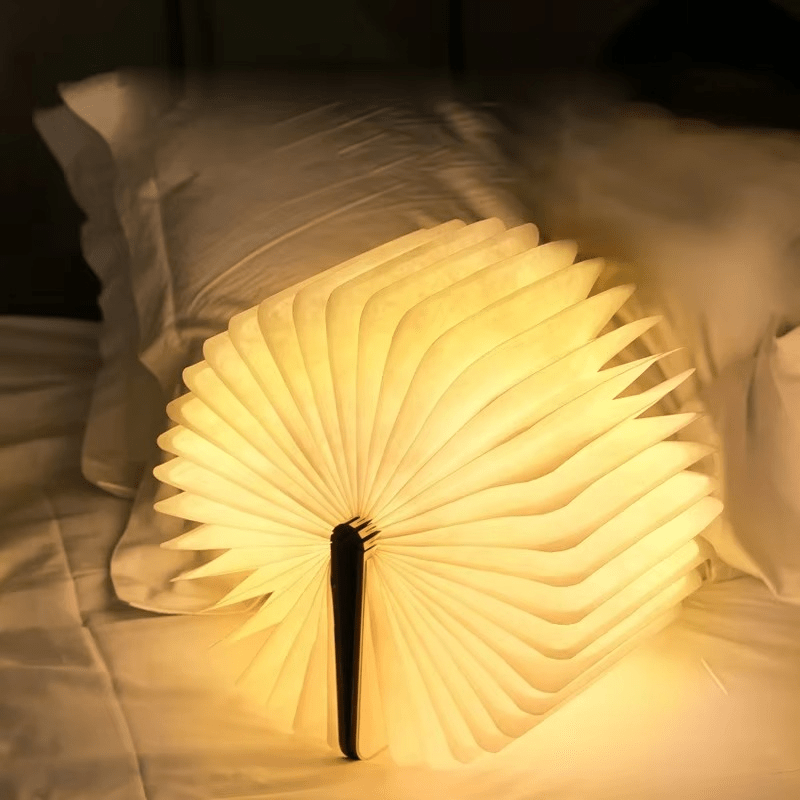 Book Lamp Foldable Rechargeable Portable Bedside Table Light - Image 4