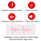 Pregnancy Heartbeat Monitor Handheld Fetal Doppler Device