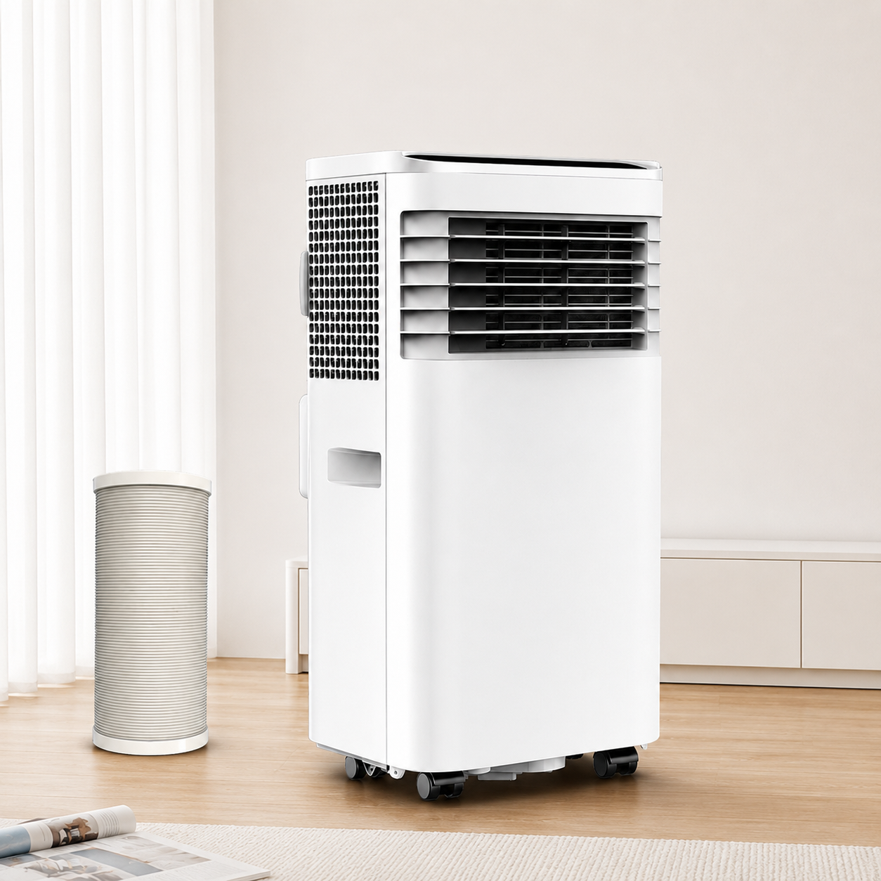 Portable Air Conditioner 7000 BTU | 4-in-1 Cooling, Heating, Fan & Dehumidifier