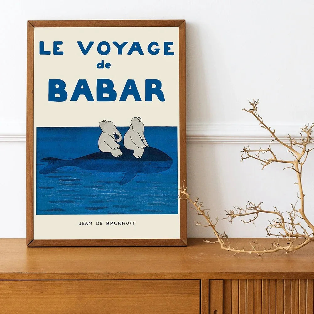Educational Babar Wall Art for Home