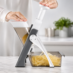 5 in 1 Vegetable Slicer with Collecting Tray