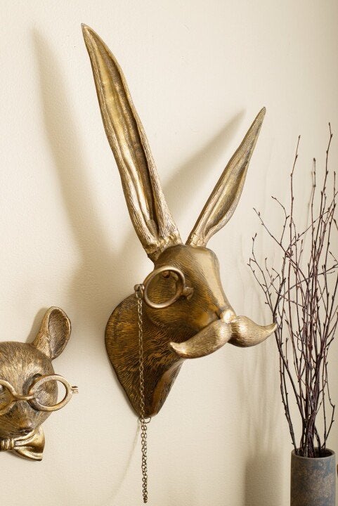 Artful Vintage Deer Head Wall Decoration
