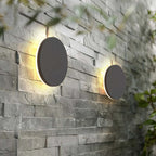 Compact Outdoor Wall Light LED Up & Down Exterior Lighting Fixture