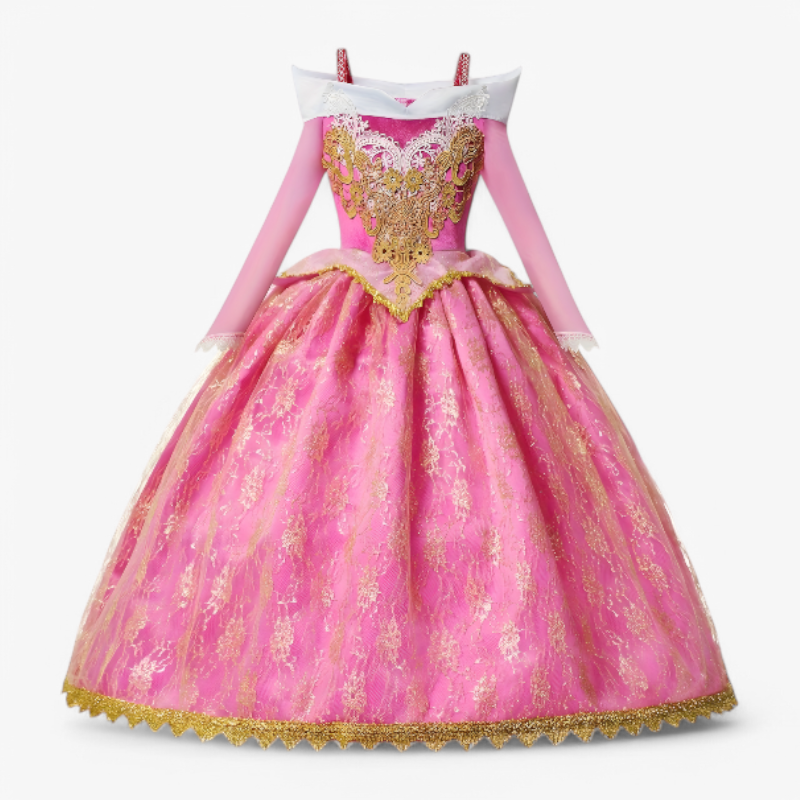 Girls Satin Princess Costume Set - Image 3