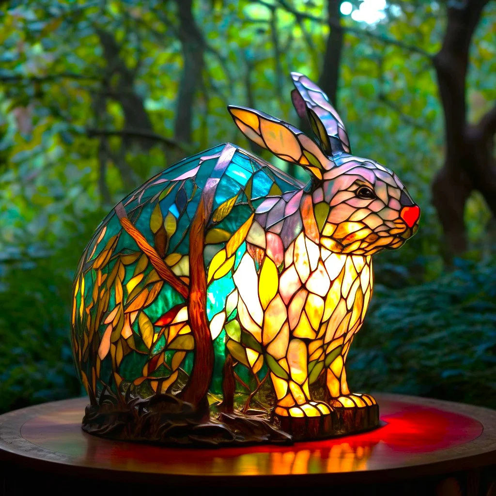 Artistic Glass Animal Table Light - For Modern Interior