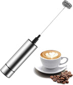 Portable Electric Milk Frother Cordless Handheld Foam Mixer