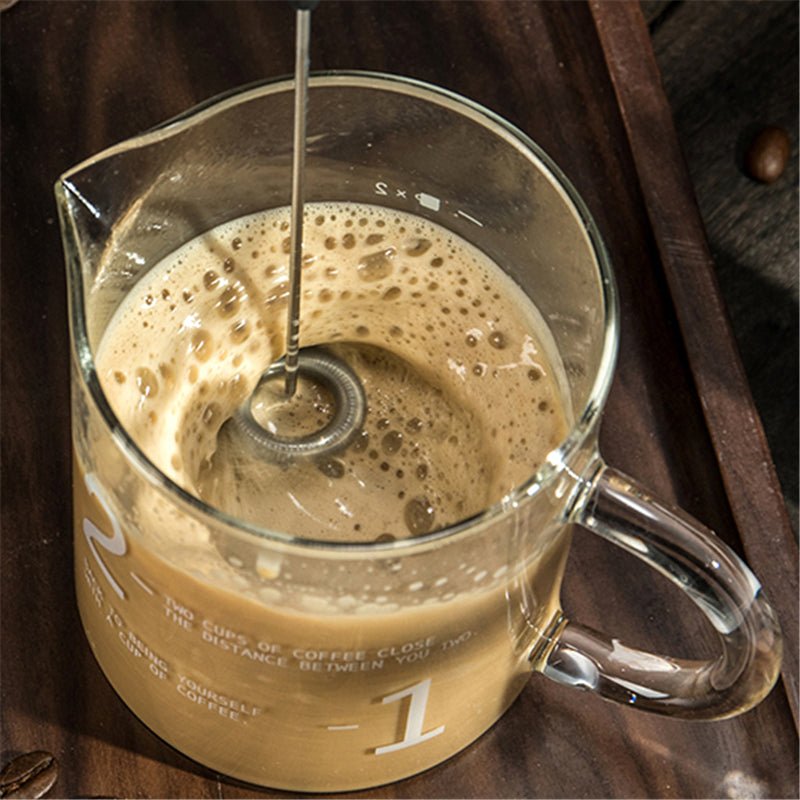 Portable Electric Milk Frother Cordless Handheld Foam Mixer