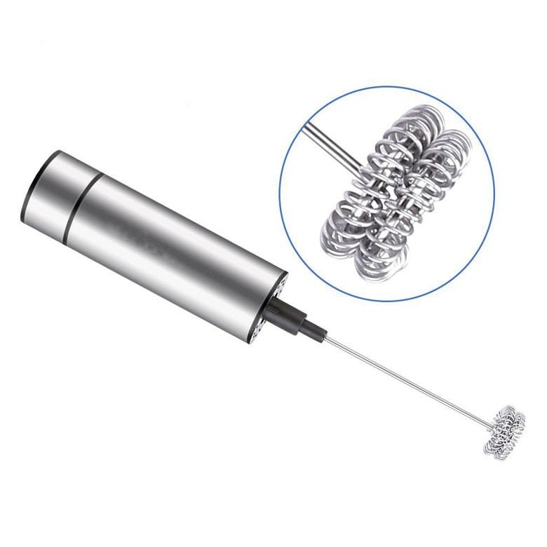 Portable Electric Milk Frother Cordless Handheld Foam Mixer