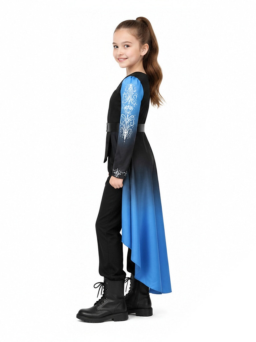 Women Girls 3 Piece Cosplay Costume Evil Princess - Image 3