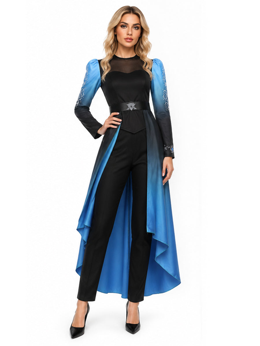 Women Girls 3 Piece Cosplay Costume Evil Princess - Image 7