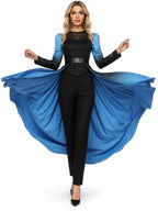 Women Girls 3 Piece Cosplay Costume Evil Princess - Image 10