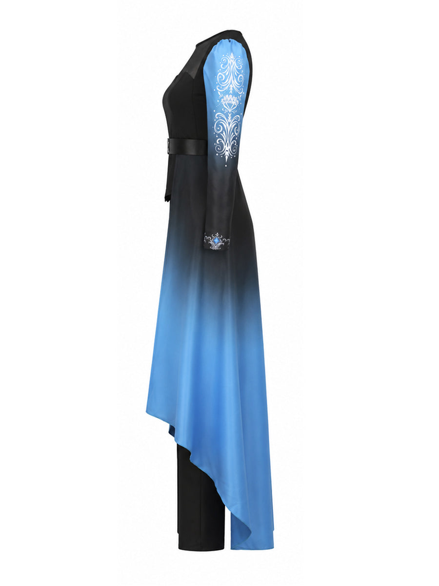 Women Girls 3 Piece Cosplay Costume Evil Princess - Image 12