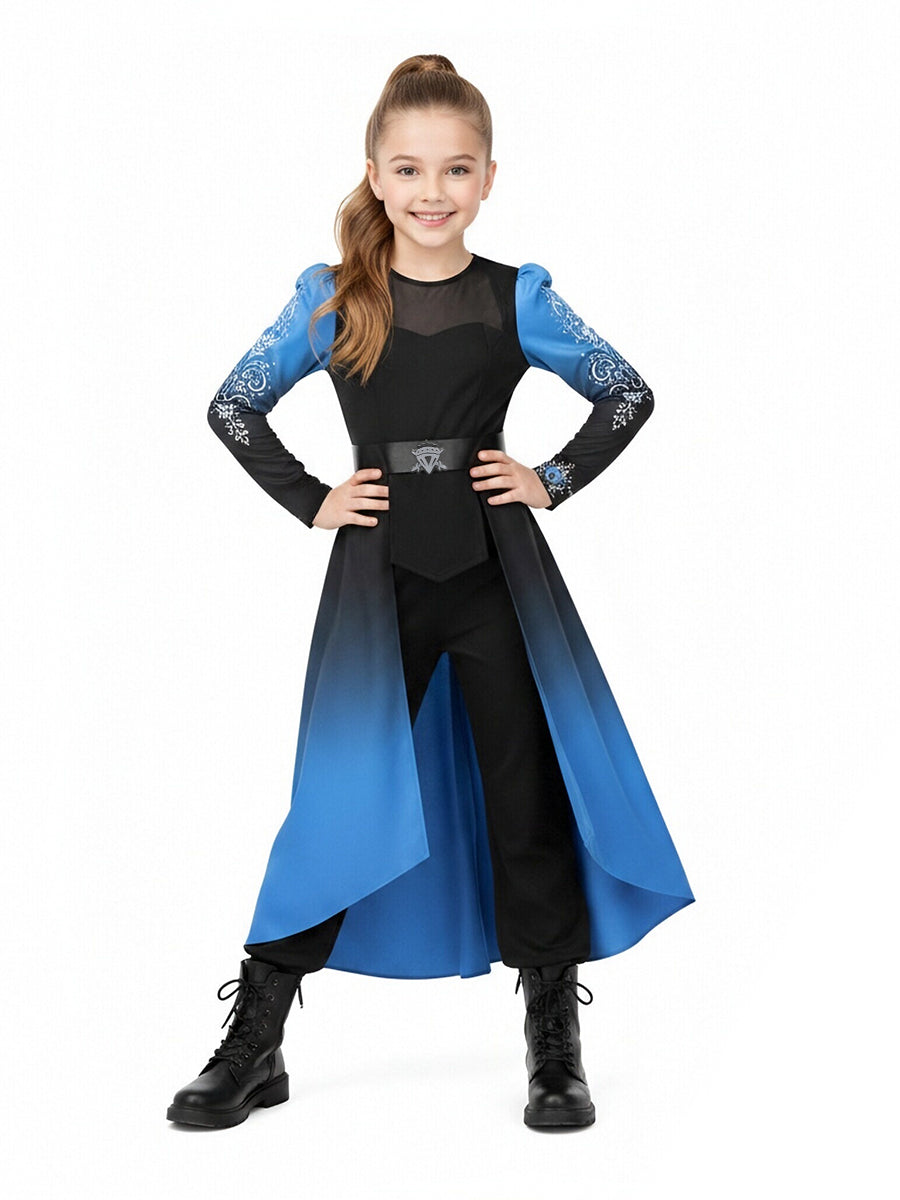 Women Girls 3 Piece Cosplay Costume Evil Princess - Image 2