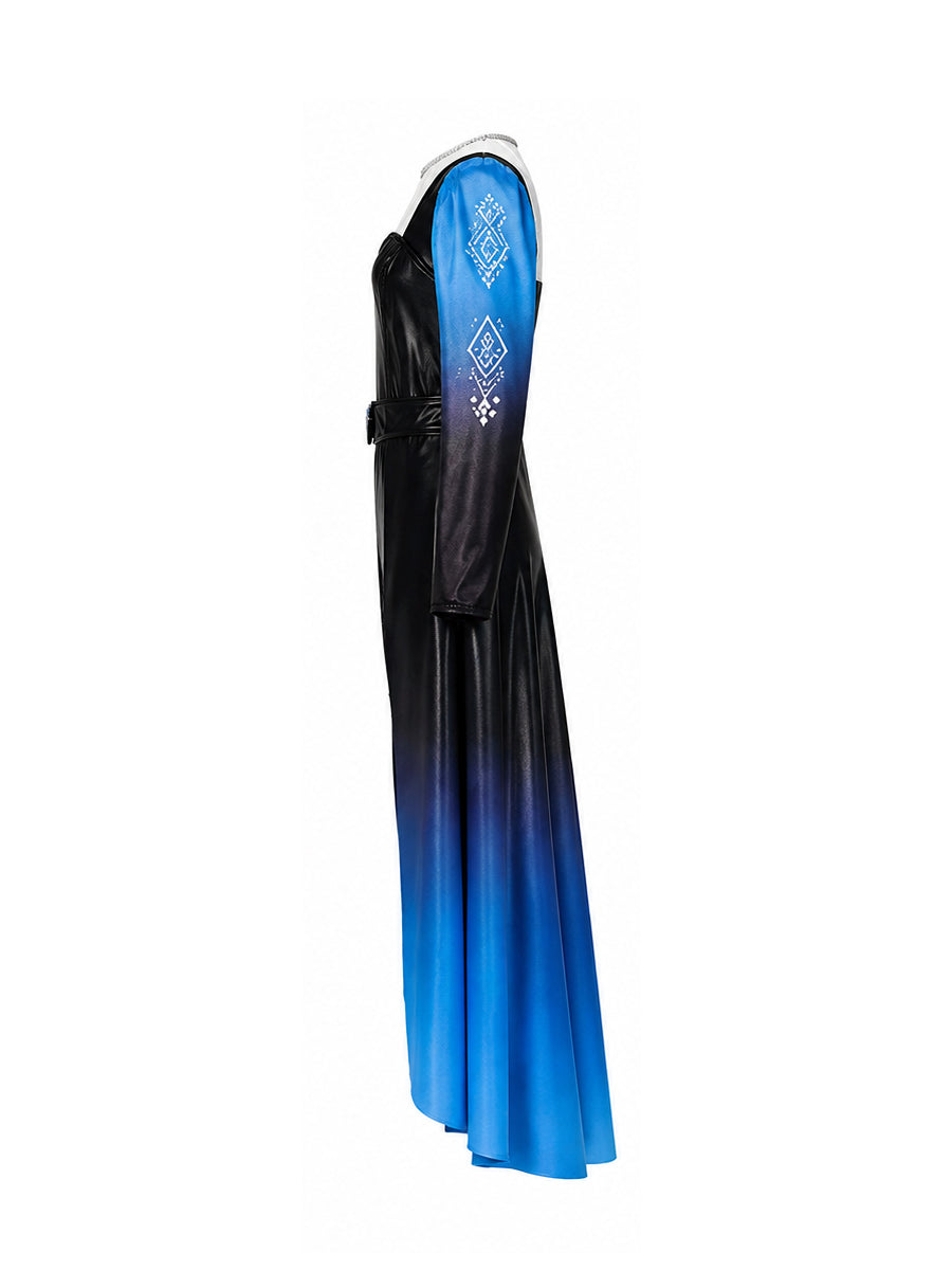 PU Leather Evil Blue Princess Costume - Image 12