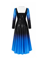 PU Leather Evil Blue Princess Costume - Image 13