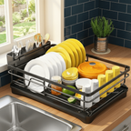 Metal Dish Drying Rack Expandable Frame - Image 2
