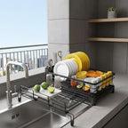 Metal Dish Drying Rack Expandable Frame - Image 3