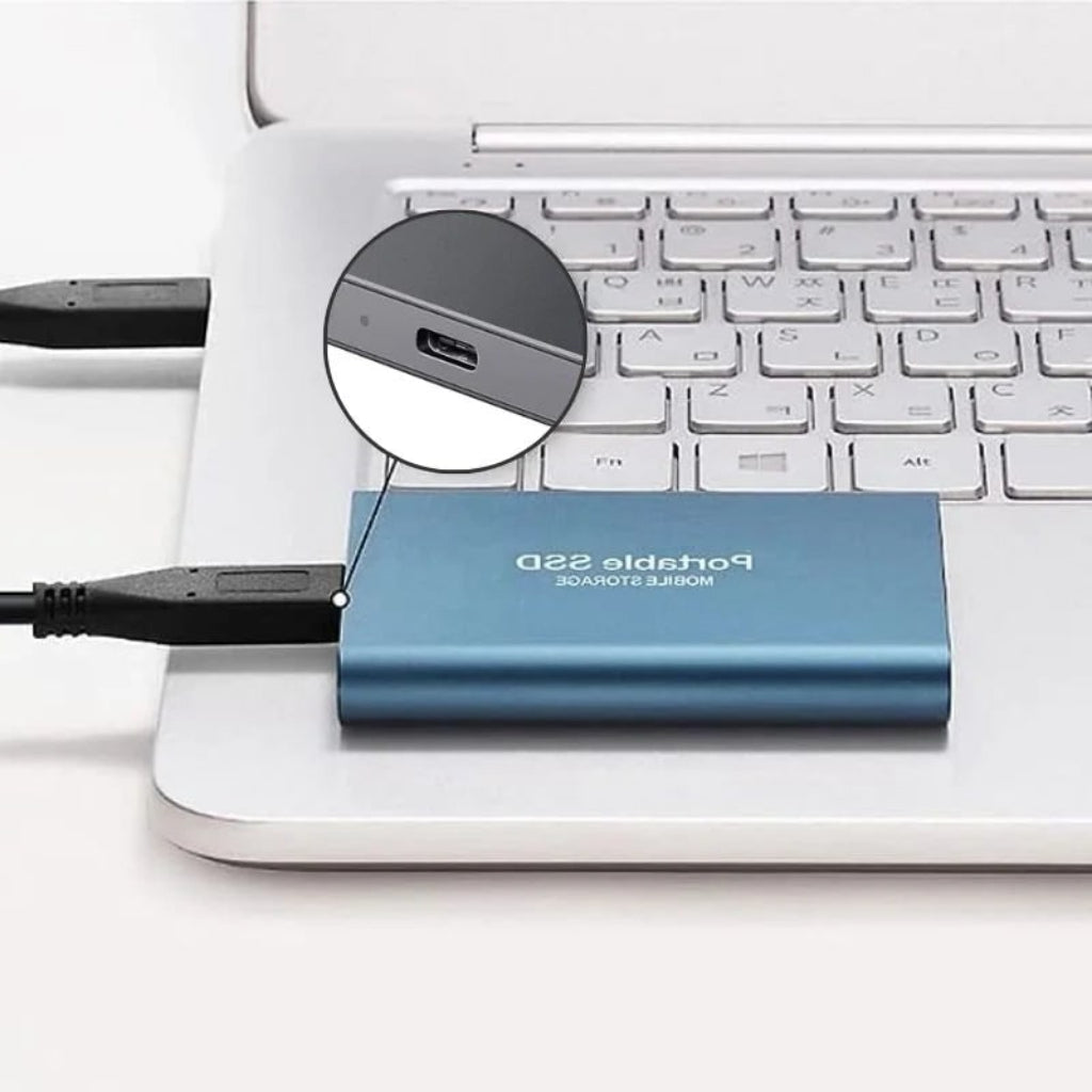 Portable SSD External USB-C High Speed 128GB Mobile Storage - Image 2