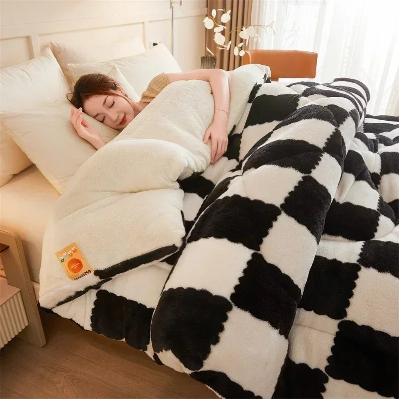 Extra Thick Quilts Weighted Blanket for Winter