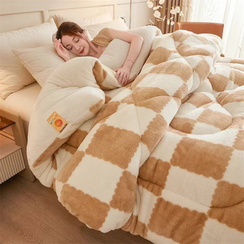 Extra Thick Quilts Weighted Blanket for Winter