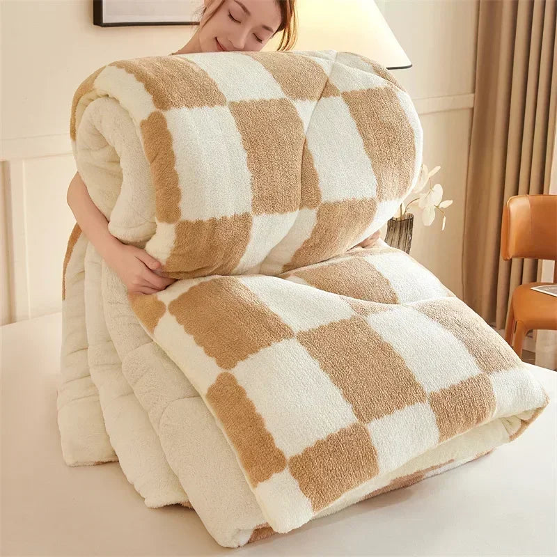 Extra Thick Quilts Weighted Blanket for Winter