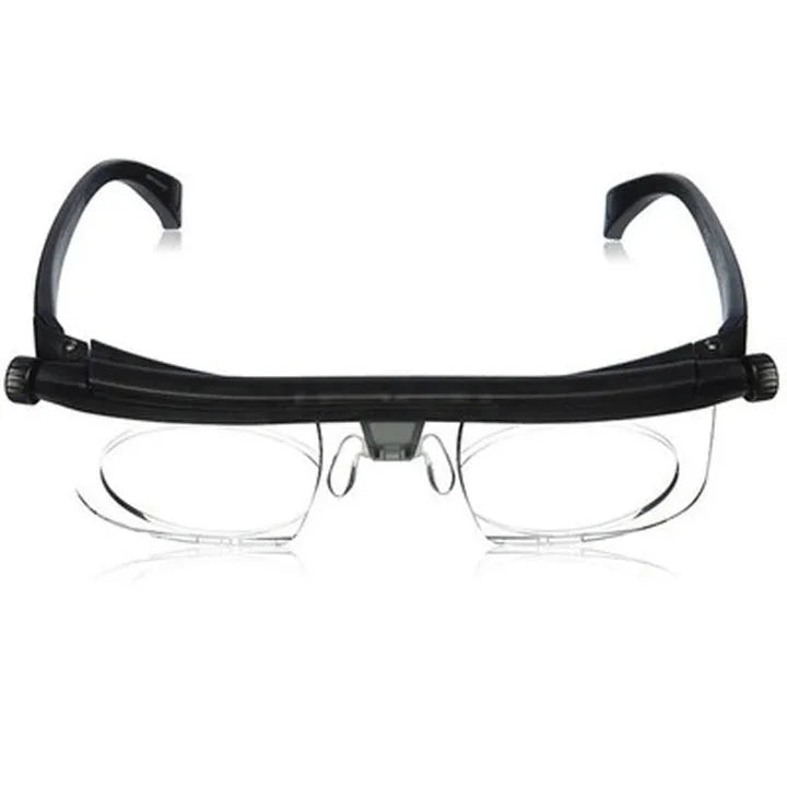 Adjustable Vision Glasses Dial-Focus Eyewear for Near & Distance Use